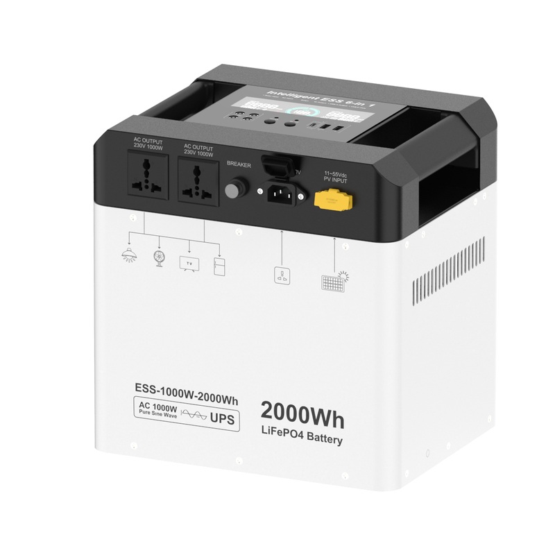 2000Wh Portable Outdoor Home Power Station - Outdoor Home...