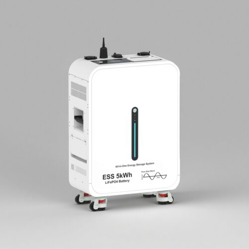 5000Wh Portable Home Power Station – White - Outdoo...