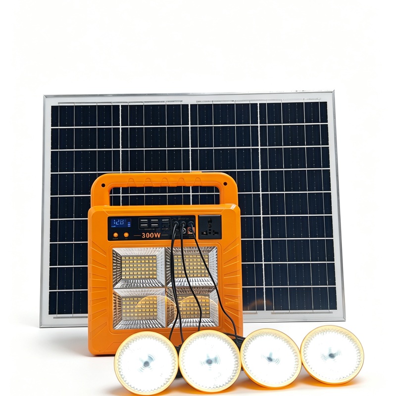 Y01-12A Portable Outdoor Power Station with LED Lights & Built-in Bluetoot...